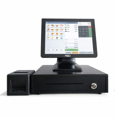 Equipo POS TACTIL COMPLETO| AON 15″ Core I3 | 8GB | 256GB SSD